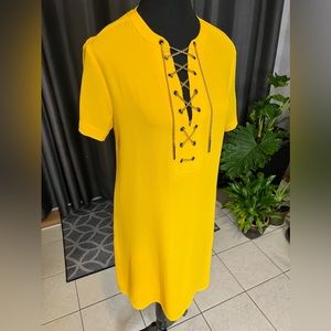 Michael Kors yellow tunic size S